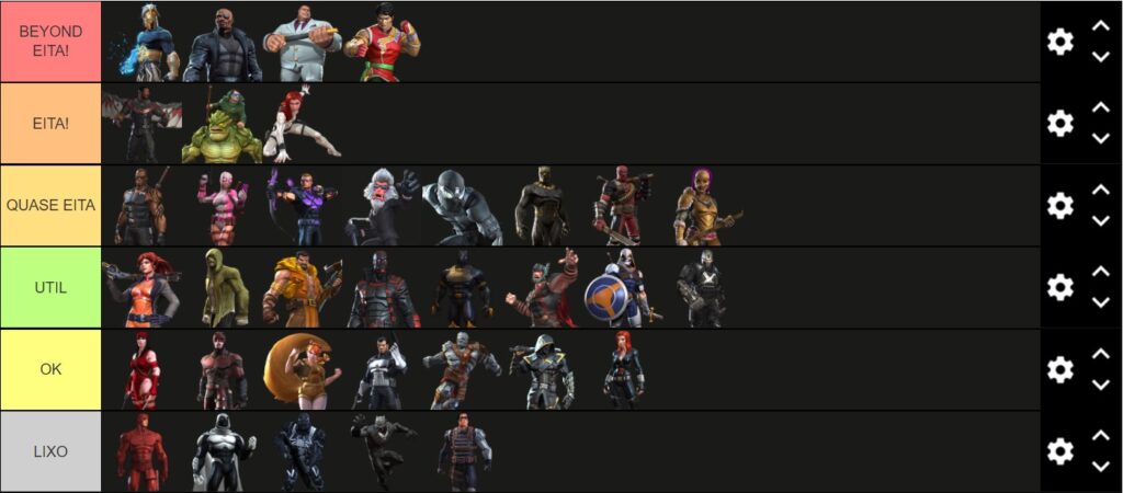 tier list skill